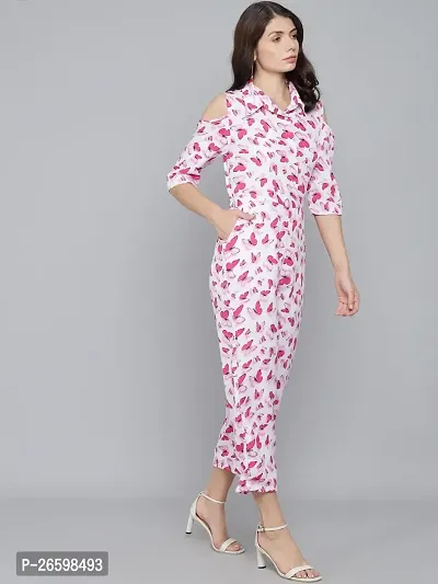 Classy Butterfly Printed Jumpsuit For Women-Jumpsuits For Women-thumb4