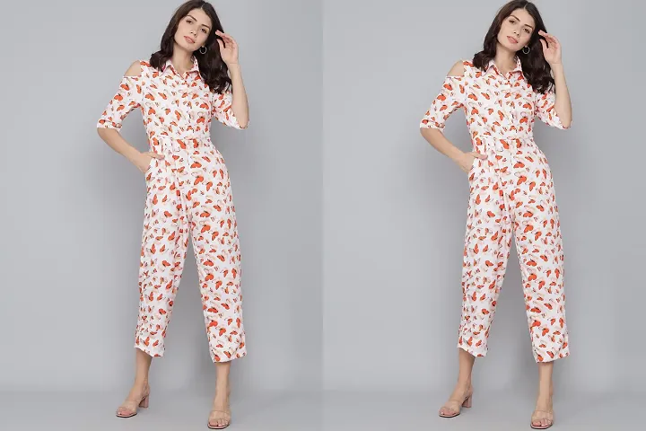 Women Butterfly Printed Jumpsuit - Jumpsuit For Women - Pack of 2