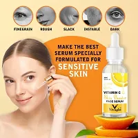 VIVAGLO Natural Face serum for Brightening  Whitening, Vitamin C Skin Whitening  Brightening  Pimple/Acne Removal | Face serum for Dry skin and Oily Skin (Pack of 2)-thumb2