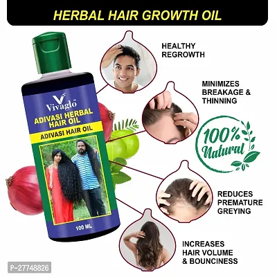 Adivasi Herbal Hair Oil | Adivasi Hair Growth Oil Jadibutti Hair Oil Pack of 3-thumb3