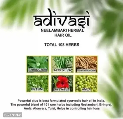 Adivasi Neelambari hair care Adivasi Best hair growth oil 100ML (Pack of 4)-thumb2