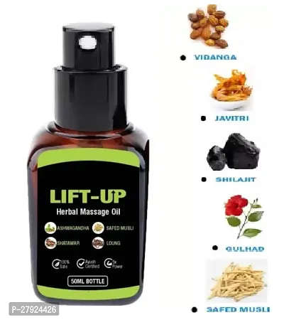 Lift UP Oil Herbal Massage for Men with Ashwagandha, Loung, Safed Musli, Shatawar | Pack of 1-thumb2