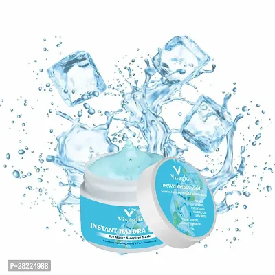 Hydra Moist Ice Water Sleeping Mask for Intense Moisturizing and Skin Strengthening pack of 1-thumb0