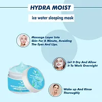 Hydra Moist Ice Water Sleeping Mask for Intense Moisturizing and Skin Strengthening pack of 1-thumb4