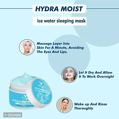 Hydra Moist Ice Water Sleeping Mask for Intense Moisturizing and Skin Strengthening pack of 1-thumb5