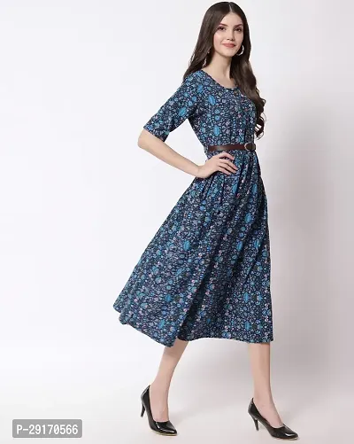 Trendy Cotton Blend Dress For Women-thumb5