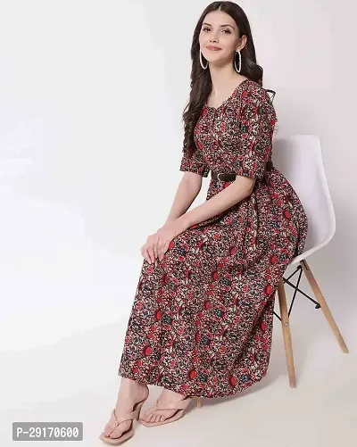 Trendy Cotton Blend Dress For Women-thumb0