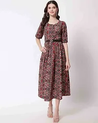 Trendy Cotton Blend Dress For Women-thumb1