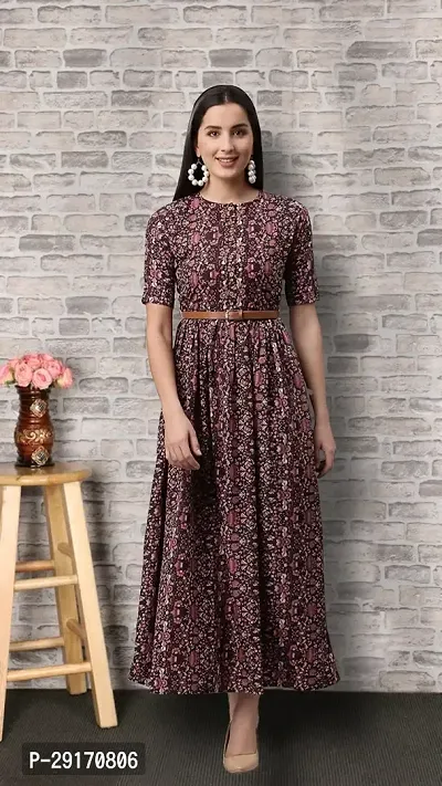 Trendy Cotton Blend Dress For Women-thumb0