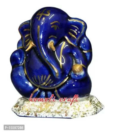 Ganesh Ganpati Murti Indian Hindu God Statue Decorative Ceramic Handmade