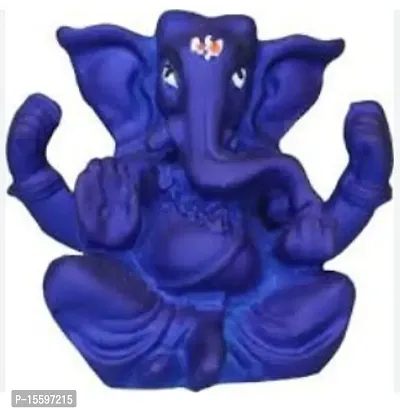 Ganesh Ganpati Murti Indian Hindu God Statue Decorative Ceramic Handmade-thumb0