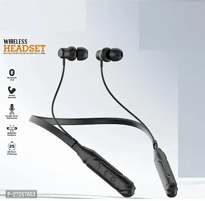 Stylish Black Wired Earphones With Extra Bass Driver