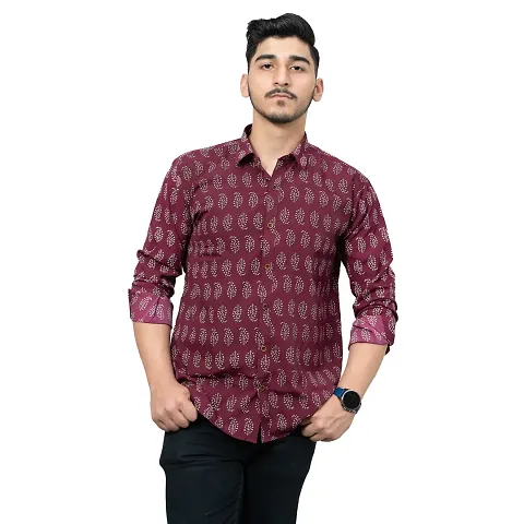 Trendy Stylish Jaipuri print Shirt for Men