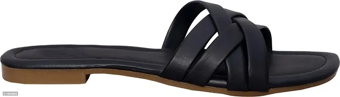 clbohara black kolhapuri chappal for woman-thumb5