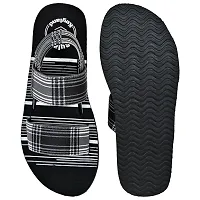 Black colour elastice  men sandal SDL_05_Black-thumb2