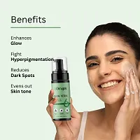 Aloe Vera Foaming with Built-In Face Brush for deep cleansing - No Parabens, Sulphate, Silicones  Color - 100mL Face Wash-thumb3