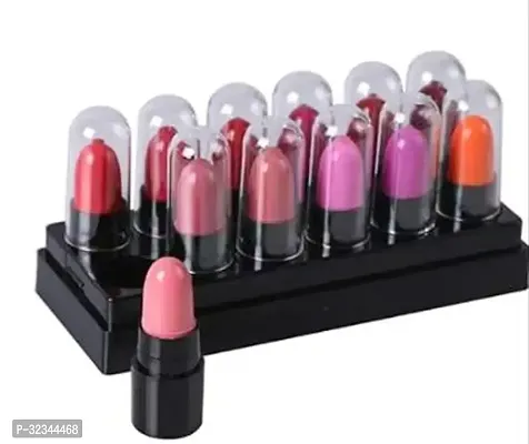 Long Lasting Lip Care Lipstick, Pack of 12