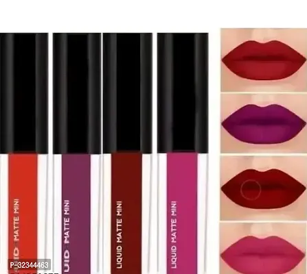 Long Lasting Lip Care Lipstick, Pack of 4