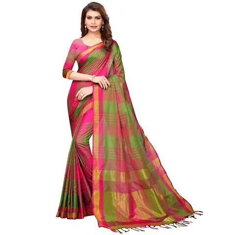 Multicoloured Cotton Silk Sarees