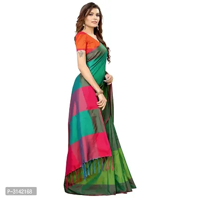 Cotton Silk Saree with Blouse piece-thumb4