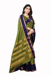 VJ FASHION Woven Cotton Silk Saree With Blouse Piece_Freesize-thumb2