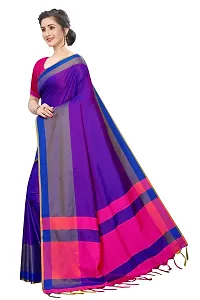 VJ FASHION Women's Solid Cotton Silk Saree With Blouse Piece_freesize_RoyalBlue-thumb2