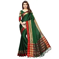 VJ Fashion Women Cotton Silk Saree With Blouse Piece (COMBO-32_Rama  Musterd)-thumb3