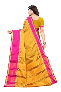 VJ FASHION Woven Cotton Silk Saree With Blouse Piece_Freesize-thumb2