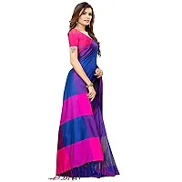 VJ Fashion Women's Cotton Silk Saree With Blouse Piece (VJS1297_Blue)-thumb4