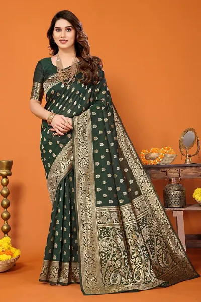 Best Selling Kosa Silk Saree with Blouse piece 