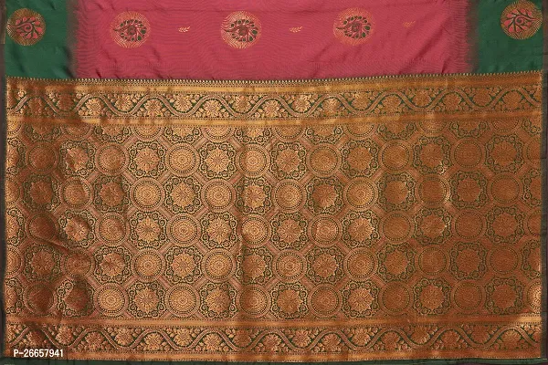 Classic Cotton Jacquard Saree with Blouse piece-thumb3