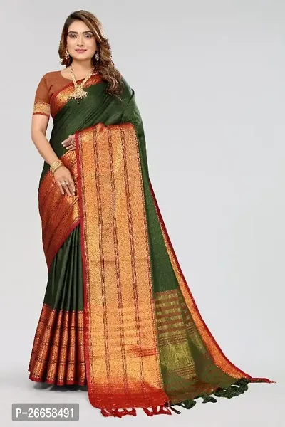 Classic Cotton Saree with Blouse piece for women