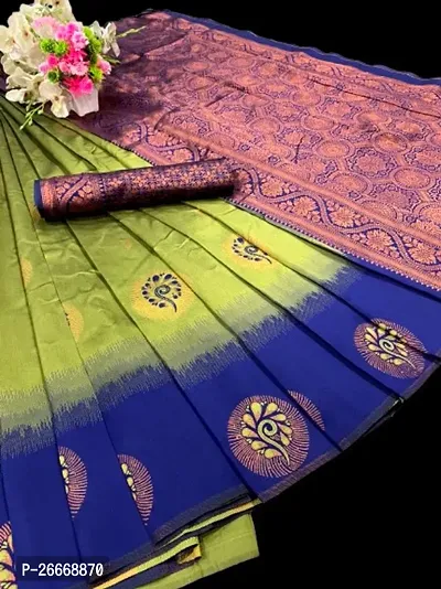 Classic Silk Cotton Saree with Blouse piece