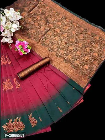 Classic Silk Cotton Saree with Blouse piece