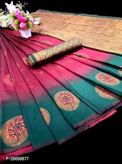 Classic Silk Cotton Saree with Blouse piece