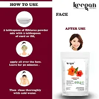 Keegan Herbal Ubtan Powder, Lemon peel Powder, Hibiscus Powder, Tulsi Powder, Multani Mitti Powder For Face and Skin Care (Each 40grams)-thumb2