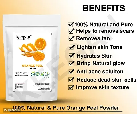 Keegan Natural Orange Peel(Santra Chilka) Powder,Multani Mitti Powder,Sandal Wood Powder(Chandan),Rose Petals Powder,Neem Powder For Face  Skin Care Combo Pack Of 5 (Each 50gm)(250gm)-thumb2