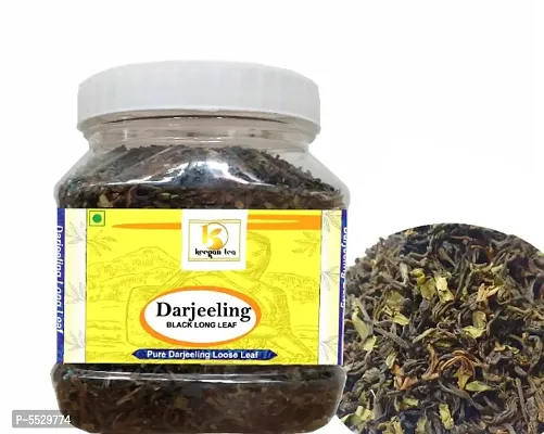 KEEGAN TEA Pure Darjeeling Long Leaf 200gm Jar | Authentic Darjeeling Tea-thumb0