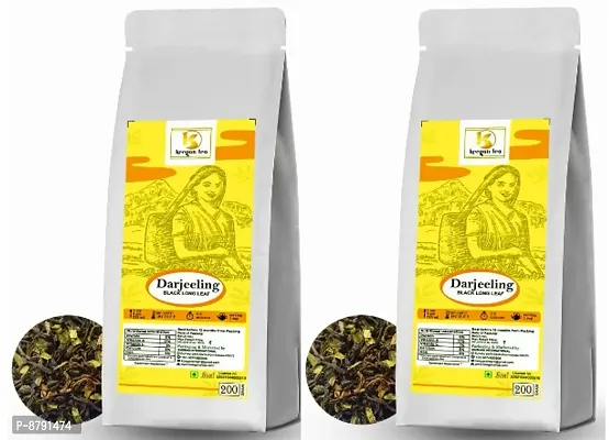 Keegan Tea Pure Darjeeling Long Leaf Pouch Combo(200gm+200gm)