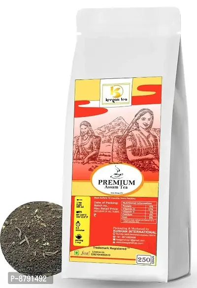 Tea Premium Assam CTC Extra Strong Tea 250gram Pouch-thumb0