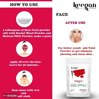 Keegan  Rose Petal,Ubtan,Tulsi,Multani,Sandalwood,Lem | Herbal Face Pack-thumb4