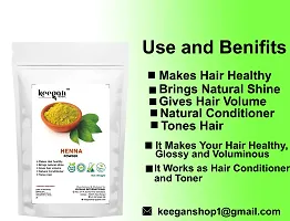 Keegan Herbal Natural  Pure Henna Powder For Hair Care 500gm Pouch-thumb1