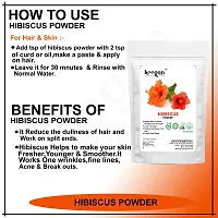 Keegan Herbal Natural Amla Powder(50g), Bhringraj Powder(50g), Curry Leaves Powder(50g), Methi Powder(50g), Hibiscus Powder(50g) For Hair Care-thumb4