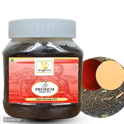 Keegan Tea Premium Assam CTC Tea 250gm Jar | Extra Strong Assam Tea-thumb0