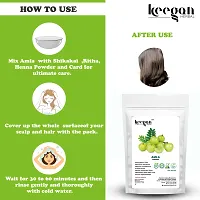 Keegan Herbal Natural Amla Powder 100gram  Indigo Powder 100gram Combo For Hair Care-thumb3