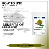 Keegan Herbal Natural Amla Powder 100gram  Indigo Powder 100gram Combo For Hair Care-thumb1