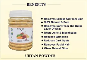 Keegan Herbal Natural Ubtan Powder For Glowing Skin  Body care 100gram Jar-thumb1