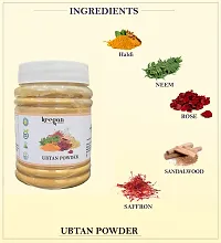 Keegan Herbal Natural Ubtan Powder For Glowing Skin  Body care 100gram Jar-thumb2