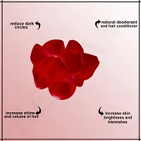 Keegan 100% Natural  Pure Kasturi Haldi Powder  Red Rose Petal Powder Combo(Each 75gm) Total 150gm-thumb2