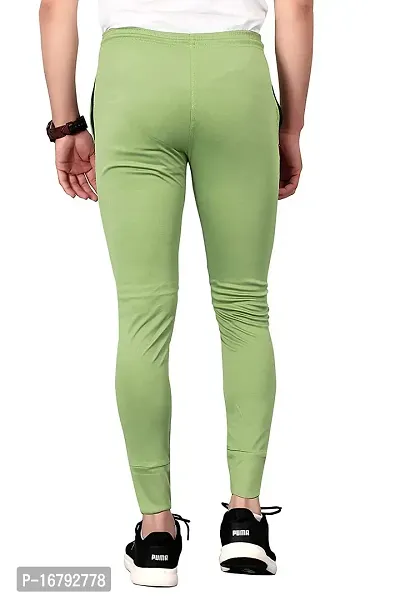 Stylish Green Polycotton Joggers For Men-thumb5